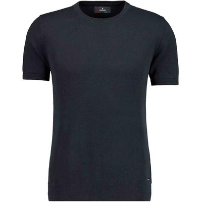 Rundhalspullover RAGMAN, Herren, Gr. 56, schwarz, Strick, 100% Baumwolle, ohne Ausschnitt, Pullover Rundhalspullover