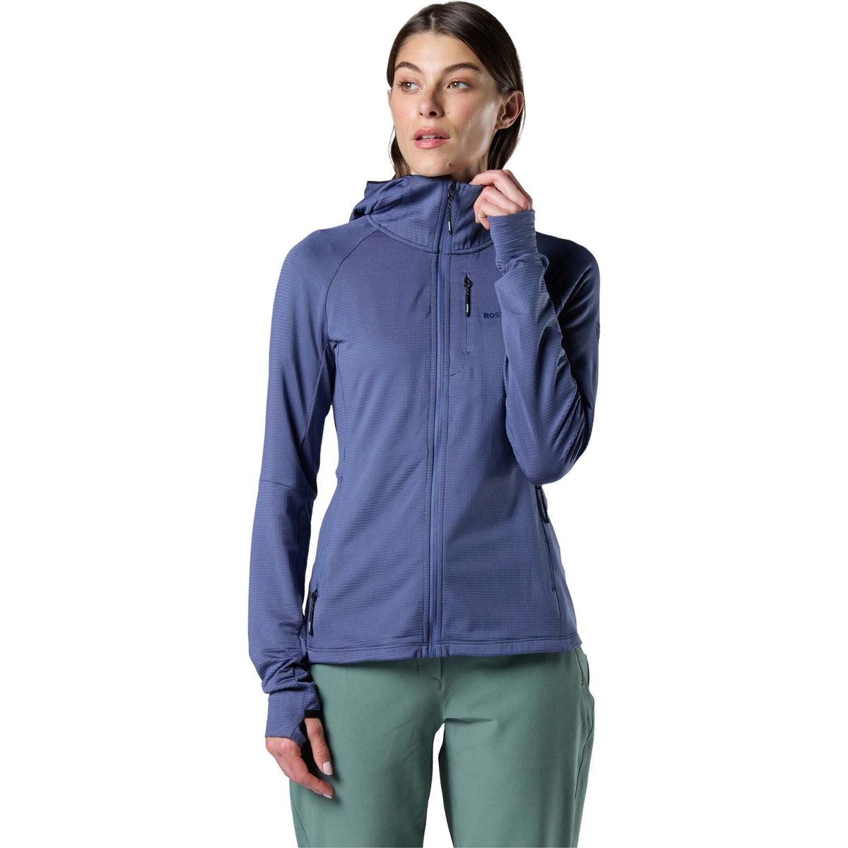 Rossignol W Textured Hoodie Mid Layer true night blue (A02) L RLOWL21 A0200L
