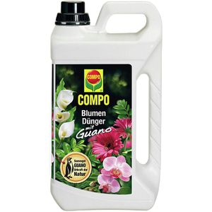 Compo Dünger Blumendünger mit Guano, Flüssigdünger, 5 Liter