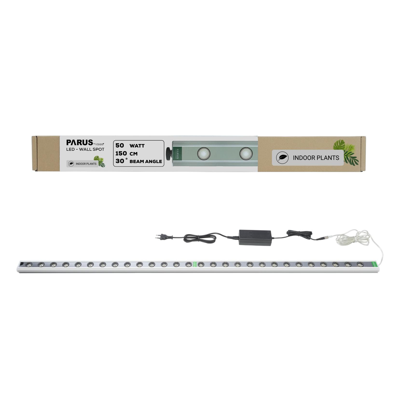 Parus by Venso Wall Spot 150cm, Abstrahlwinkel 30°, LED Wachstumslampe, Grow Light für Zimmerpflanzen und Grünpflanzen, Fassaden- und Wandbegrünung