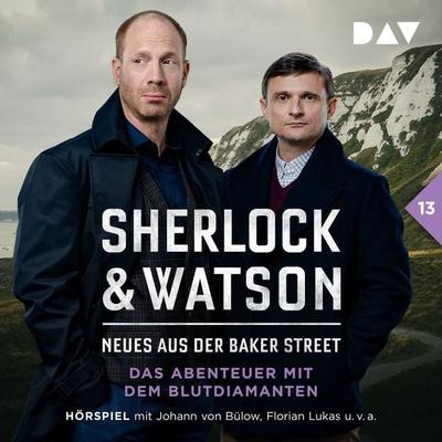 Sherlock & Watson – Neues aus der Baker Street: Das Abenteuer mit dem Blutdiamanten (Fall 13) - Viviane Koppelmann, Audio, 9783742428035