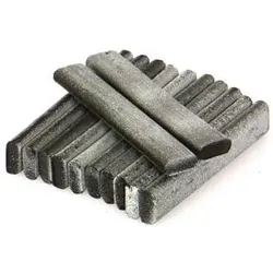 Basic Nature Holzkohlestäbchen für Taschenofen (12 Stück) - STK - grau