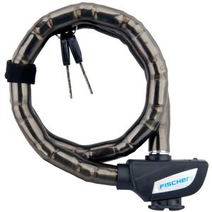 Fischer-MTS Fahrradschloss 85854, Gliederschloss, Länge 70cm, Sicherheitslevel 6
