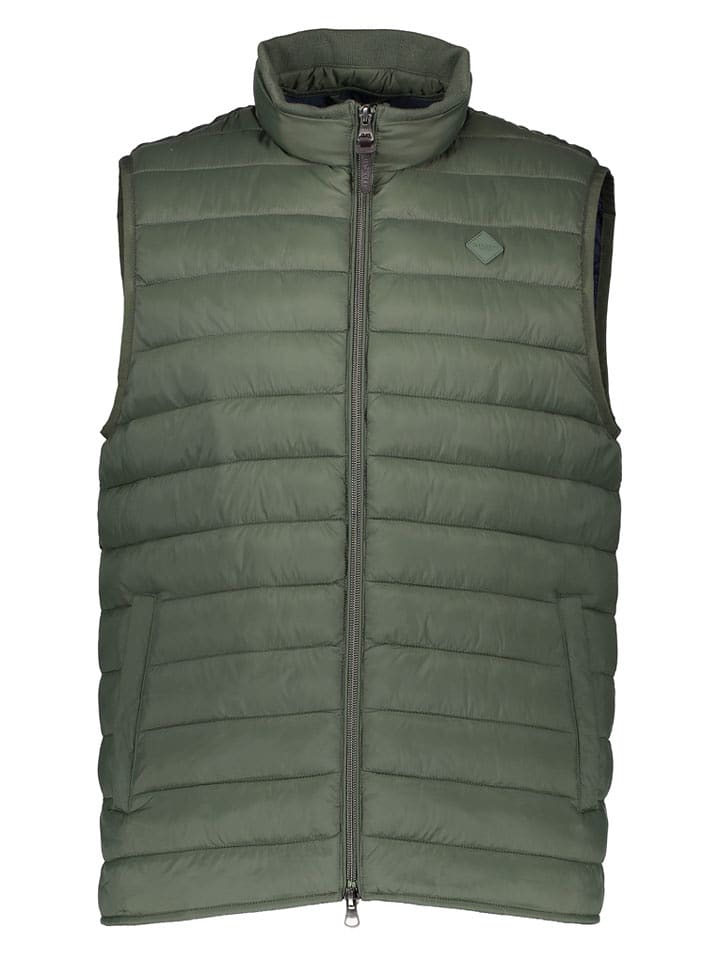 Hackett London Steppweste in Dunkelgrün - XL