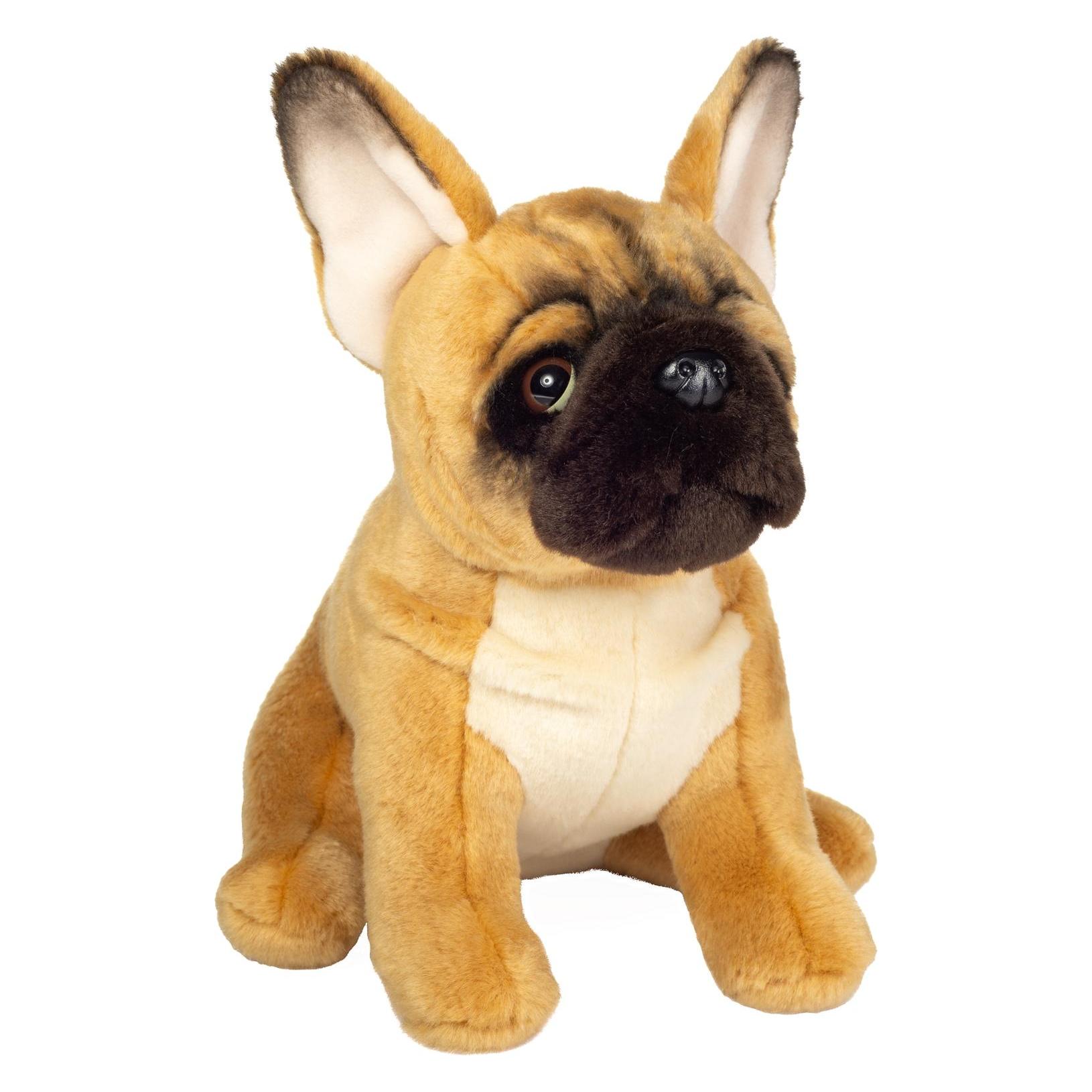 Teddy Hermann 919872 - Französische Bulldogge, Lieblingshunde-Plüschtier, 27 cm (22 cm) (919872)