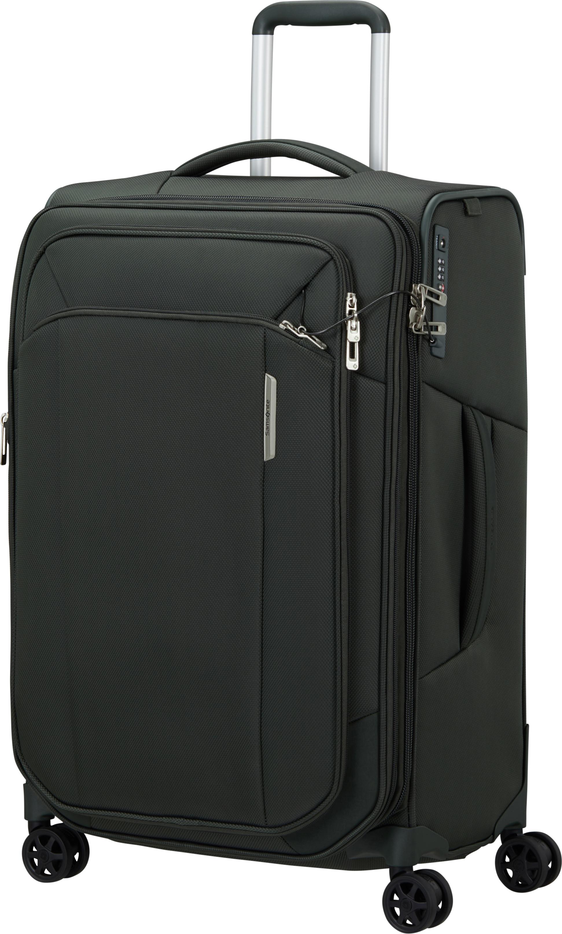 Samsonite Respark Spinner Strict 67 cm EXP mit TSA-Zahlenschloss forest green