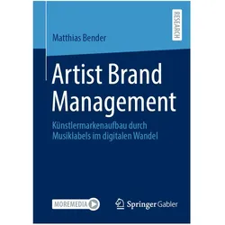 Artist Brand Management, Fachbücher von Matthias Bender