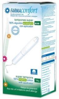 Farmaconfort Cotton Tampons with Bio Applicator 14 Units