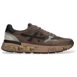 Premiata für Herren. MICK0.1 Ledersneaker Mick0.1 hellbraun (43), Wohnung, Schnürsenkel, Lässig