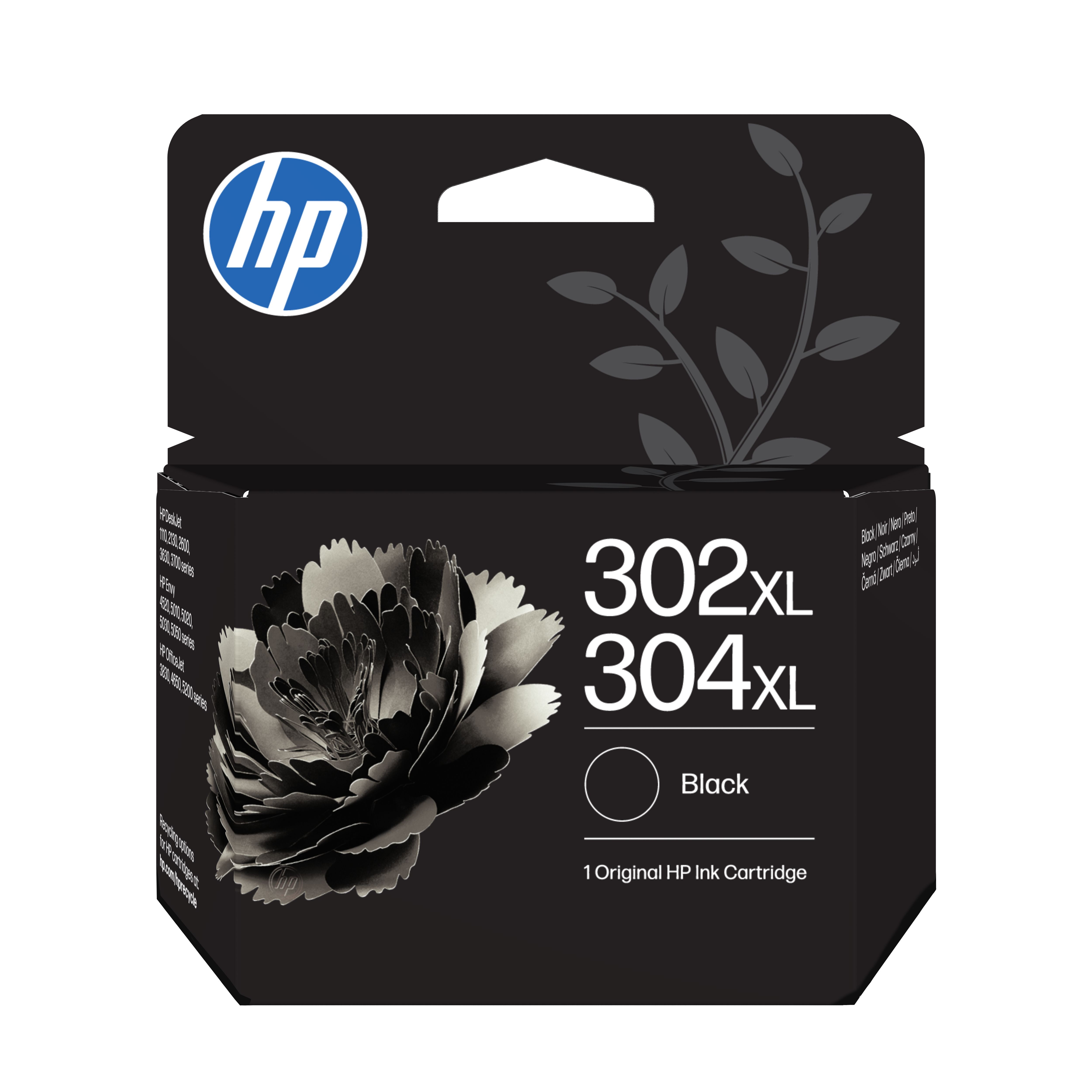 HP Nr.302XL/304XL originale Druckerpatronen Schwarz 300 Seiten B7RT9AE