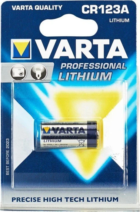 VARTA Spezial-Lithium-Batterie Photo Lithium CR123A 1 Stück