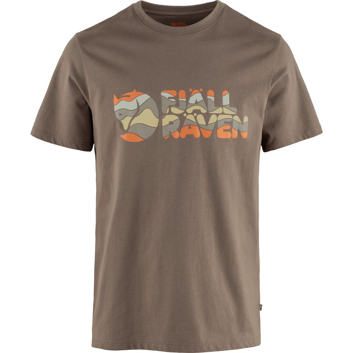 Fjällräven Multicolor Logo T-shirt M suede brown (244) M F12600268-244-M