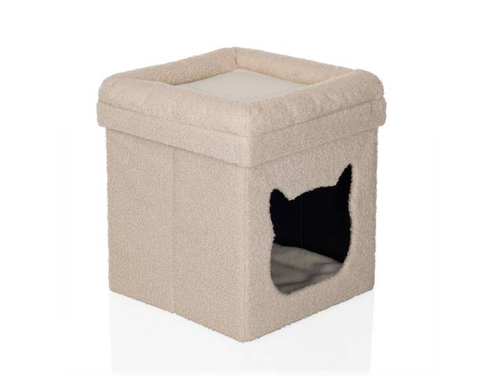 Mid.you Tierhaus, Beige, 40x44x40 cm, Freizeit & Co, Tierbedarf, Tierzubehör