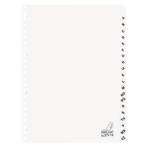 Kangaro A - Z Register DIN A4 20-teilig Karton 23 Löcher PK420AZM (PK420AZM)
