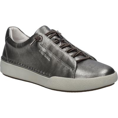 Sneaker JOSEF SEIBEL "Claire 24, platin", Damen, Gr. 40, grau (platin), Obermaterial: 100% Rindsleder Leather cow., Schuhe Sneaker