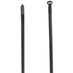 ABB Kabelbinder 186x4,8mm schwarz UV-beständig Stahlnasenv. 2 TY25MX