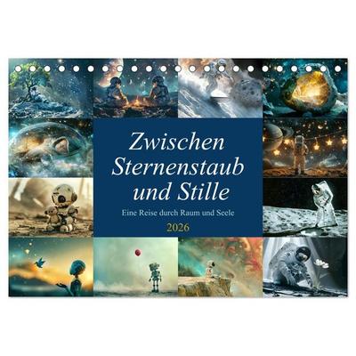 Zwischen Sternenstaub und Stille (Tischkalender 2026 DIN A5 quer), CALVENDO Monatskalender