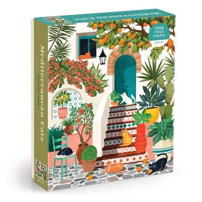 Mediterranean Cats 1000 Piece Puzzle