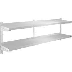 Royal Catering Wandbord - 2 Ablagen - 160 cm