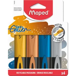 maped Glitter Metal Textmarker Mehrfarbig