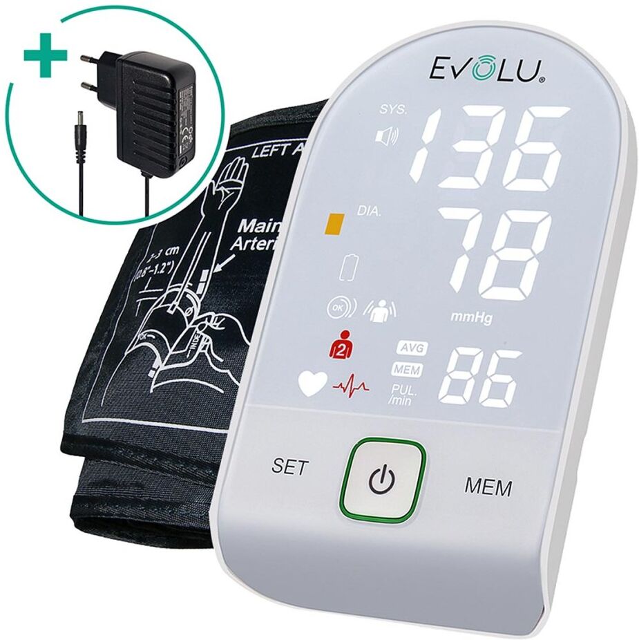 Evolu Intelligent Oberarm-Blutdruckmessgerät White 1stk