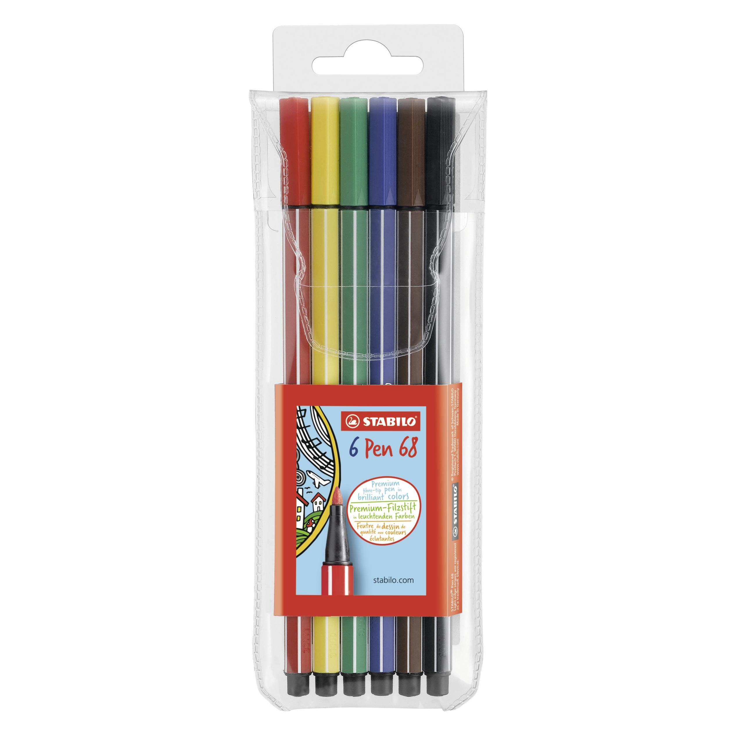 Stabilo Pen 68 Premium-Filzstift (6x) (6806/PL)