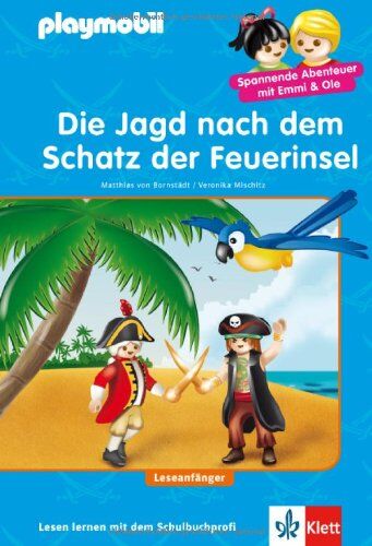 Bornstädt, Matthias von - PLAYMOBIL Die Jagd nach dem Schatz der Feuerinsel: Piraten - Lesen lernen - Leseanfänger - Preis vom 30.09.2026 22:30:23 h