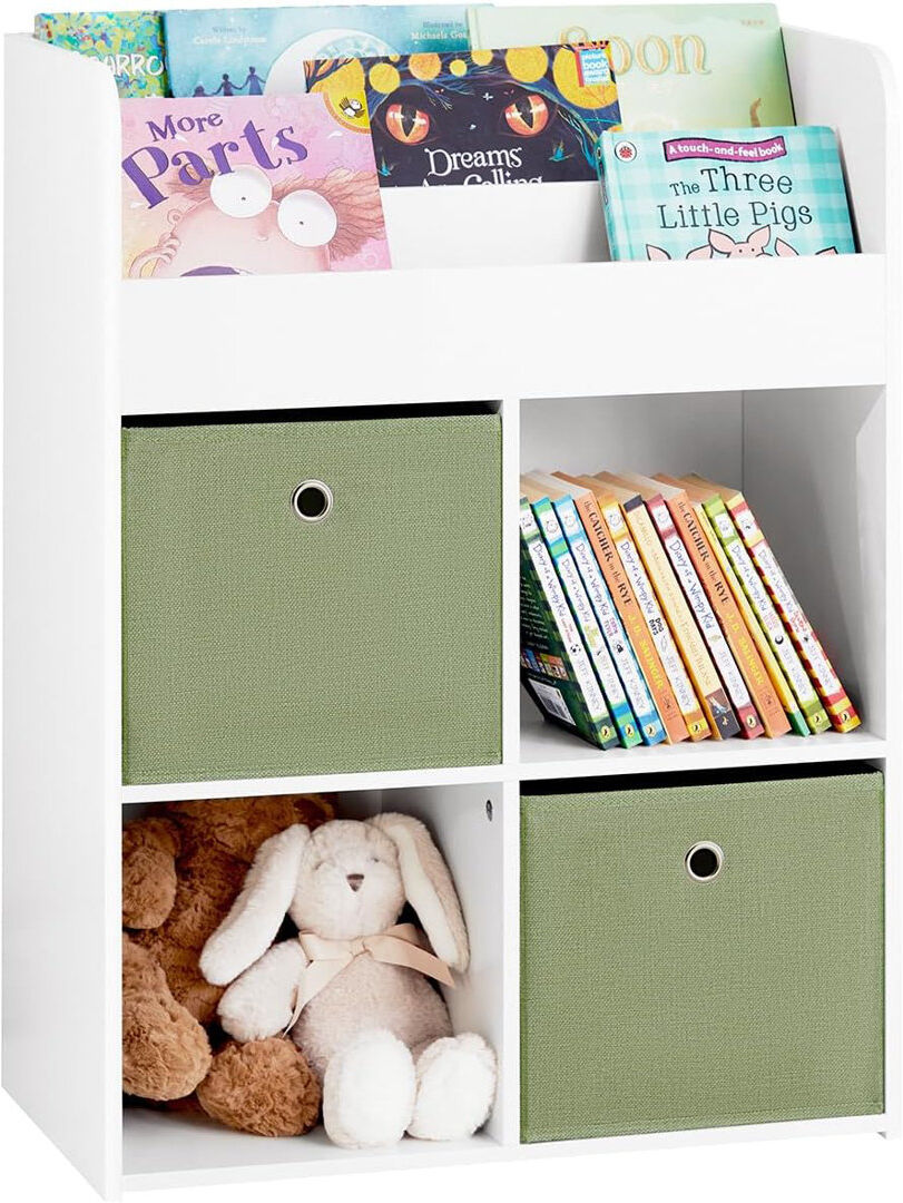 Isabelle & Max Irby Kids Book Display White