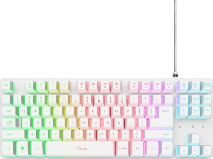 Trust GXT 833W THADO TKL White - US