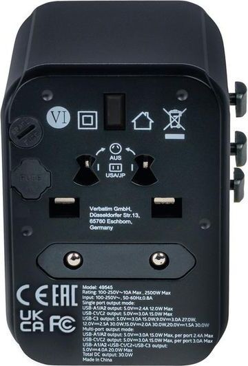 Verbatim UTA-03 Universal USB Travel Adapter