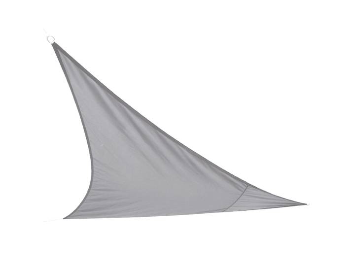 Dreieck Sonnensegel, 3 x 3 x 3 m, grau