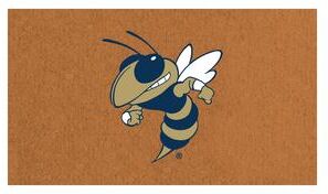 Evergreen Georgia Tech Full Color Indoor/Outdoor Coir Mat