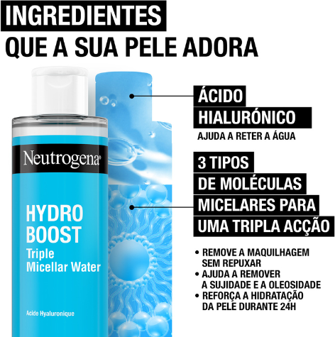 Neutrogena Hydro Boost Água Micelar Tripla 400ml