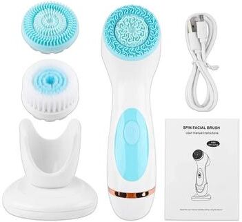 Uplift Essentials 3 in 1 Electric Sonic Facial Cleansing Brush blue No Box