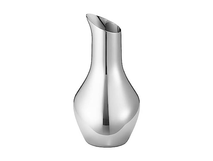 Georg Jensen Sky Krug - Hochglanzpolierte Edelstahl Karaffe - Entworfen von Barbry Aurélien Elegantes Geschirr Kanne - 27 x 14cm