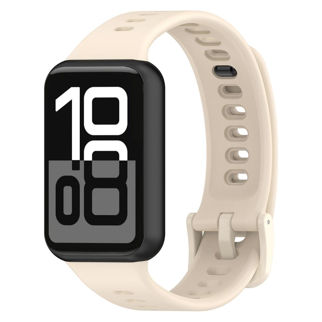 Techsuit - Watchband (W081) - Honor Band 11 / Band 11 Pro - Swiss Coffee (Silicone) (76154051)