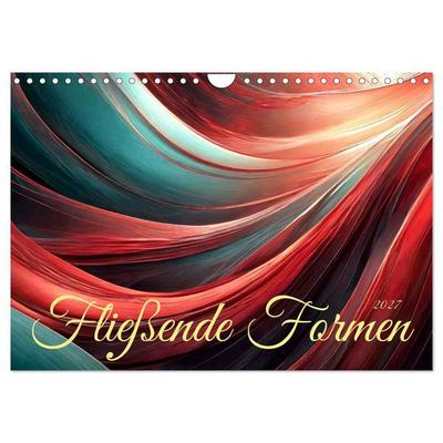 Fließende Formen (Wandkalender 2027 DIN A4 quer), CALVENDO Monatskalender