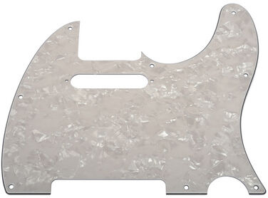 Fender Pickguard Tele WP 8 Nacre blanche