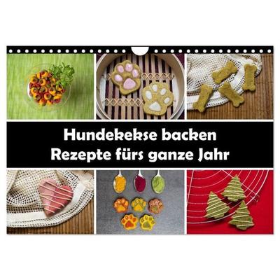 Hundekekse backen - Rezepte fürs ganze Jahr (Wandkalender 2026 DIN A4 quer), CALVENDO Monatskalender