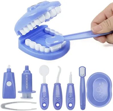 Discount Dollar Deals Montessori Early Learning Role Play Set For Kids Tooth Brushing Doctor Kit pink