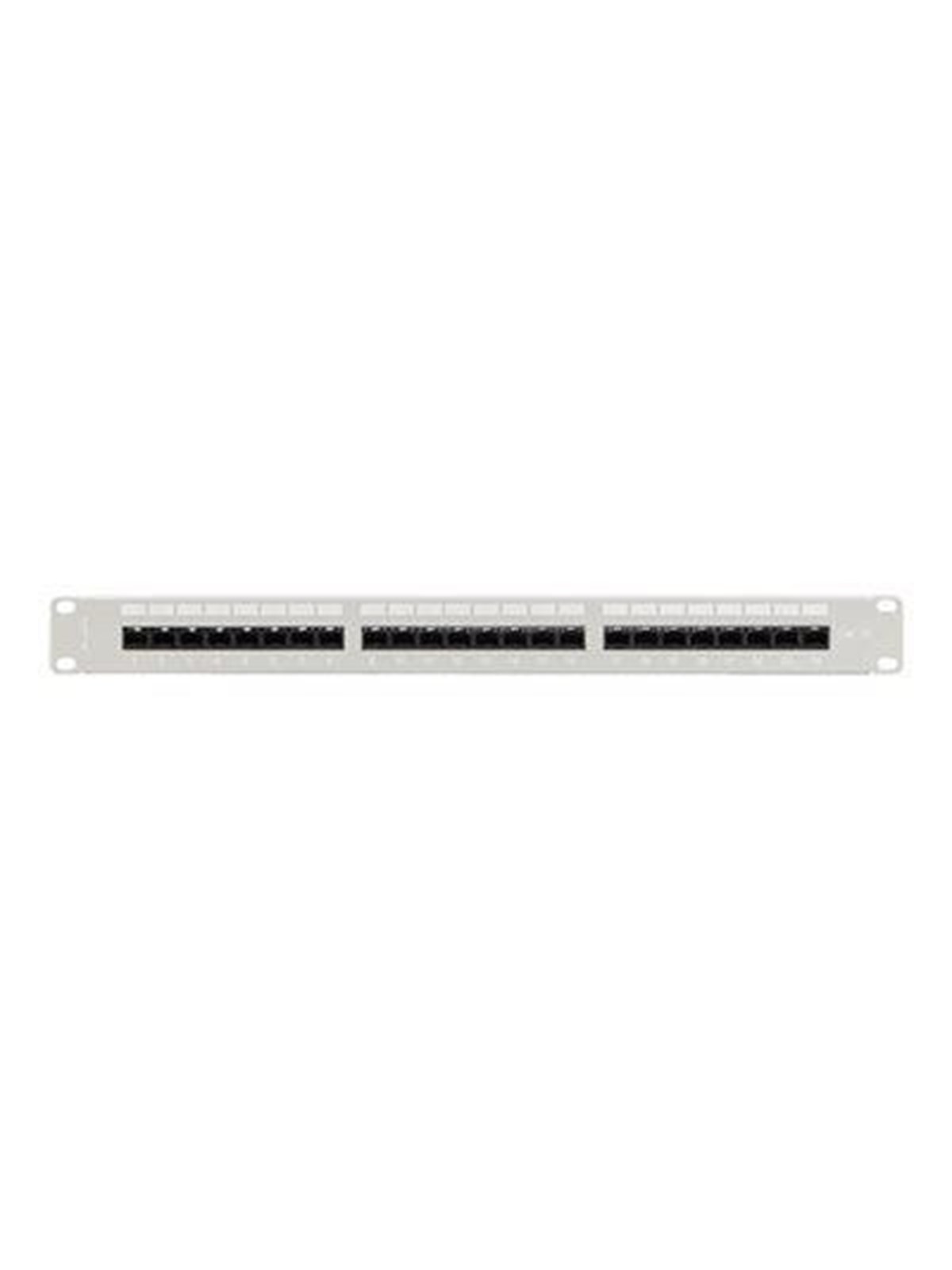 Lanberg patch panel - 1U - 19" - with shelf