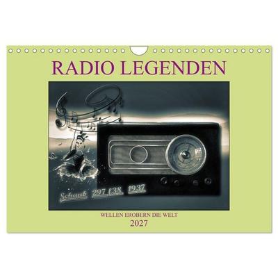 RADIO LEGENDEN (Wandkalender 2027 DIN A4 quer), CALVENDO Monatskalender