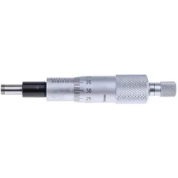 RS PRO, Messuhr + Messschraube, Micrometer Head 0.01mm/0 - 25mm