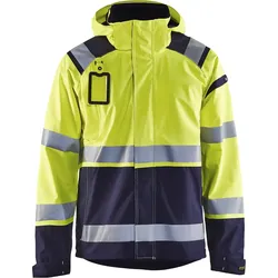 Warnschutz Shelljacke "4987" - 4XL - gelb/marine
