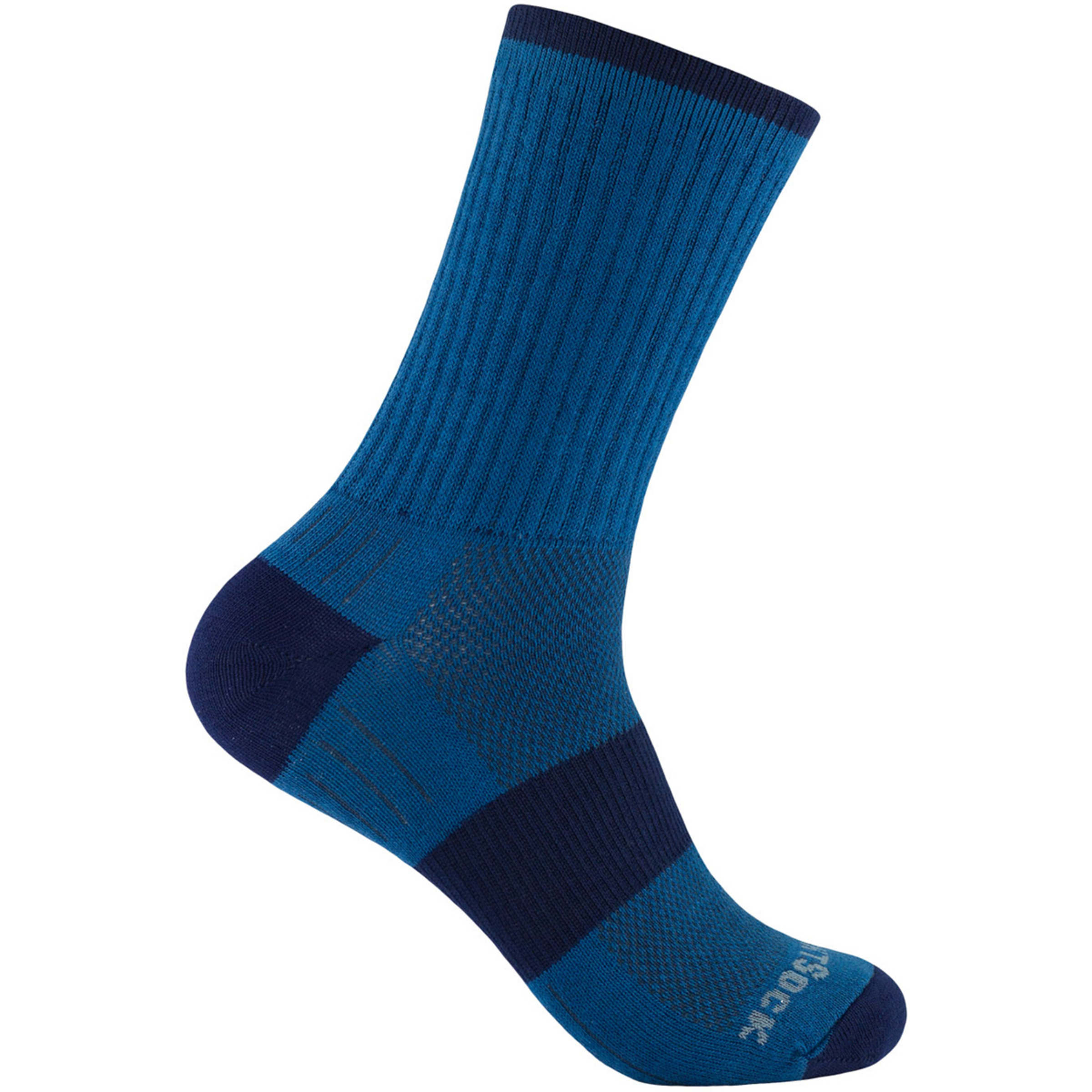Wrightsock Escape Crew Socke Wandersocken blau Größe 34 Camping Widerstandsfähig