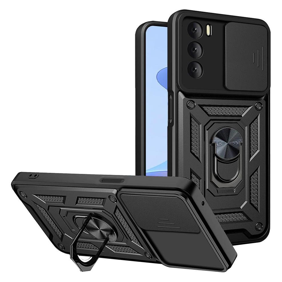 Techsuit - CamShield Series - Oppo A16 / A16s / A54s - Black (Oppo A16, Oppo A16s, Oppo A54s) (56343056)