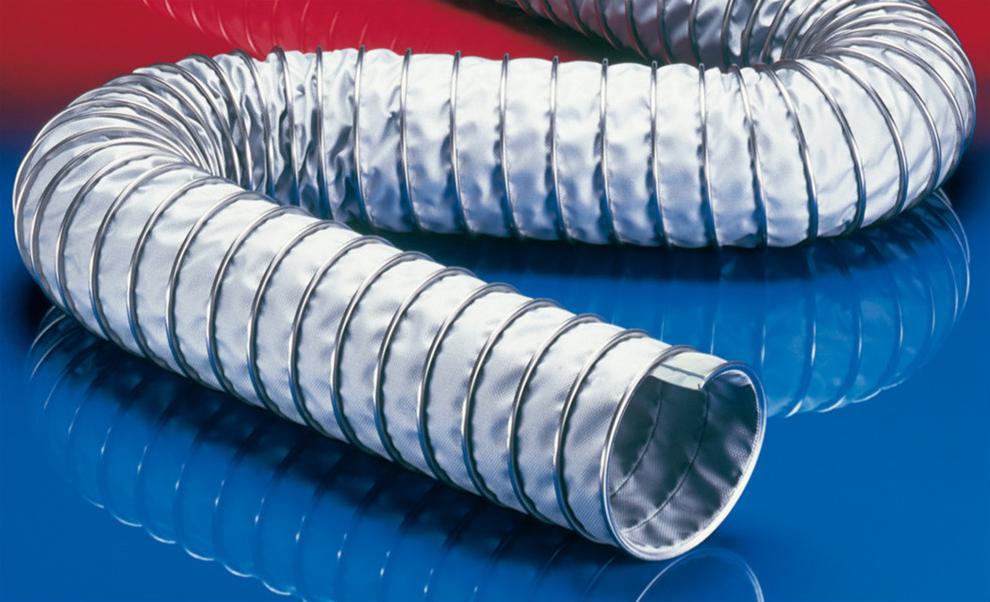 Norres Hochtemperaturschlauch hitzebeständig (+500°C) Ø 80mm L: 6m CP HiTex 487