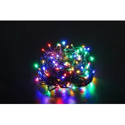 Modee | Weihnachtsbeleuchtung LED-Lichterkette | 10m | 100 Lichter mit 8 Lichtmodi | IP44 | Mehrfarbig