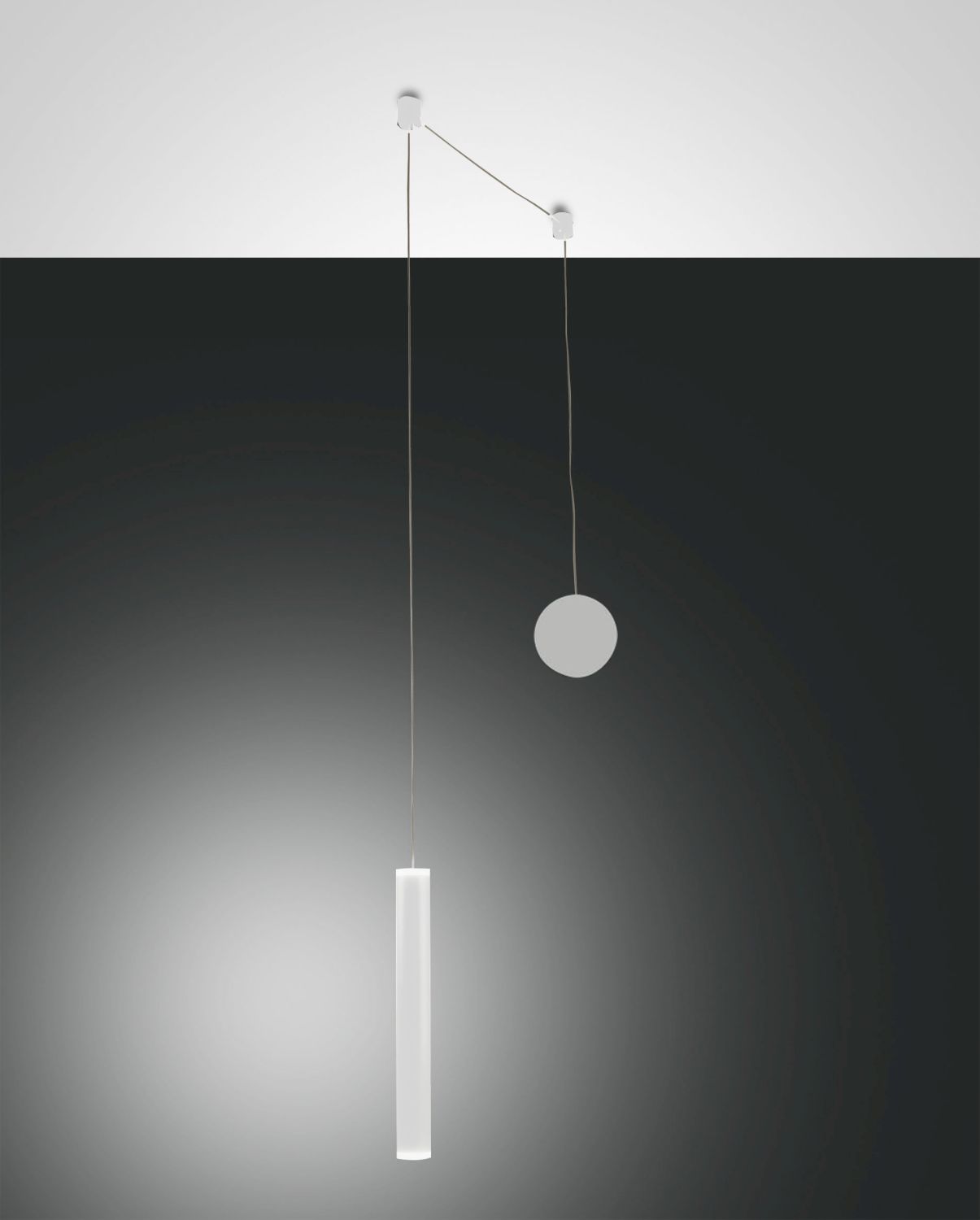 Fabas Luce LED-Pendelleuchte PRADO weiß (Anschluss dezentral) 3685-41-102 8019282540762