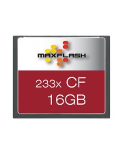 MAXFLASH Flash-Speicherkarte 16 GB 233x CompactFlash (CF16G233M-R)